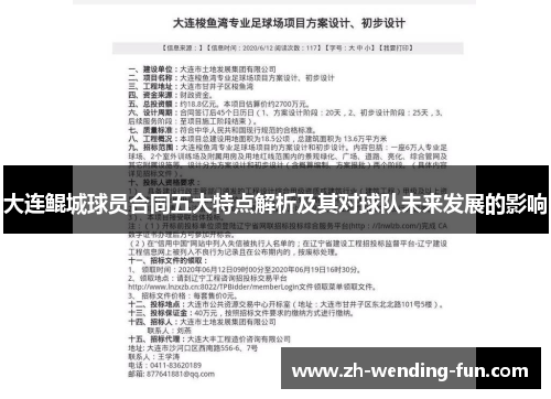大连鲲城球员合同五大特点解析及其对球队未来发展的影响
